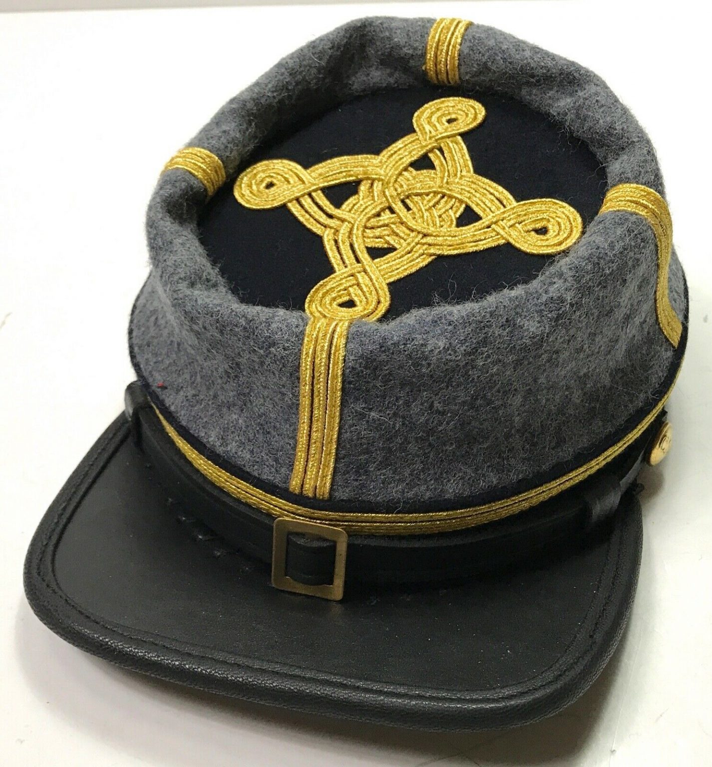 CIVIL WAR CONFEDERATE CSA COLONEL MAJOR INFANTRY OFFICER KEPI FORAGE