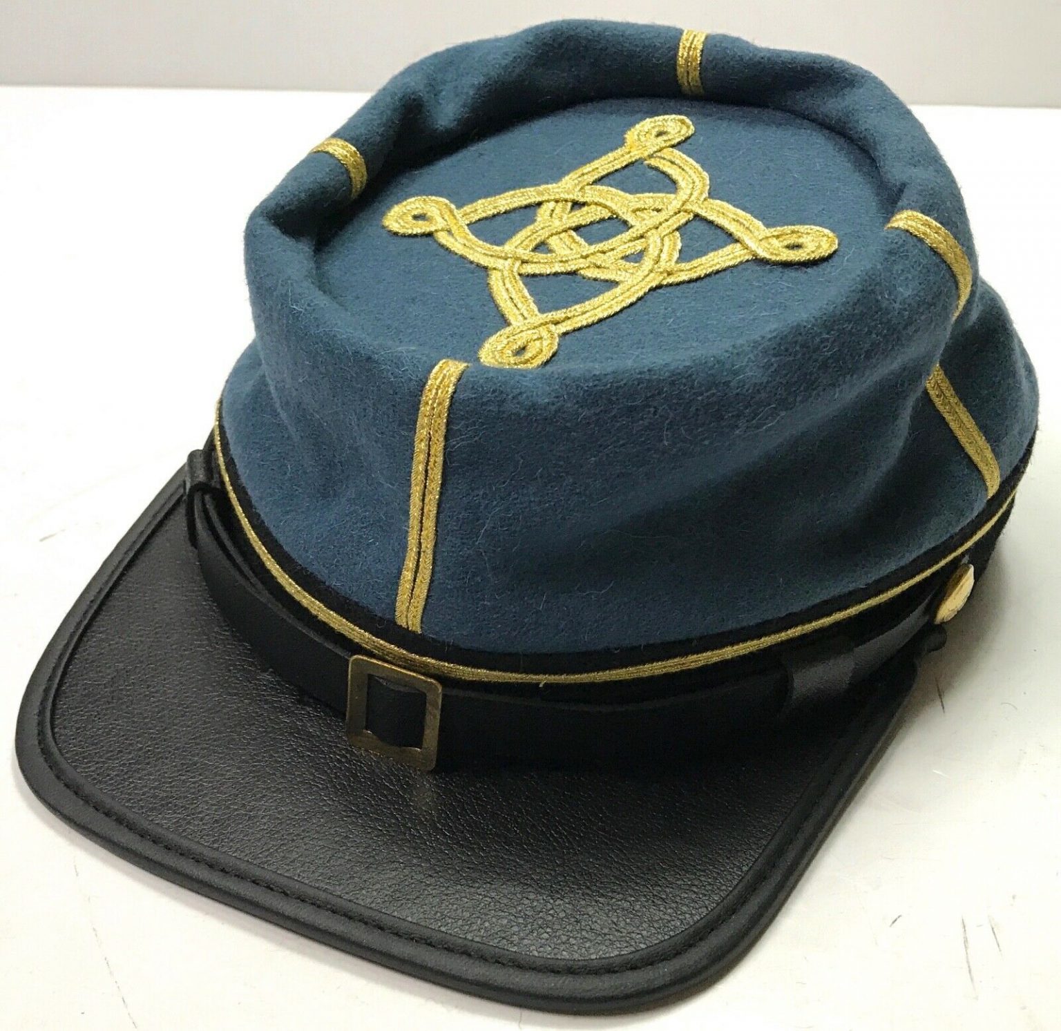CIVIL WAR CONFEDERATE CSA CAPTAIN INFANTRY OFFICER KEPI FORAGE CAP