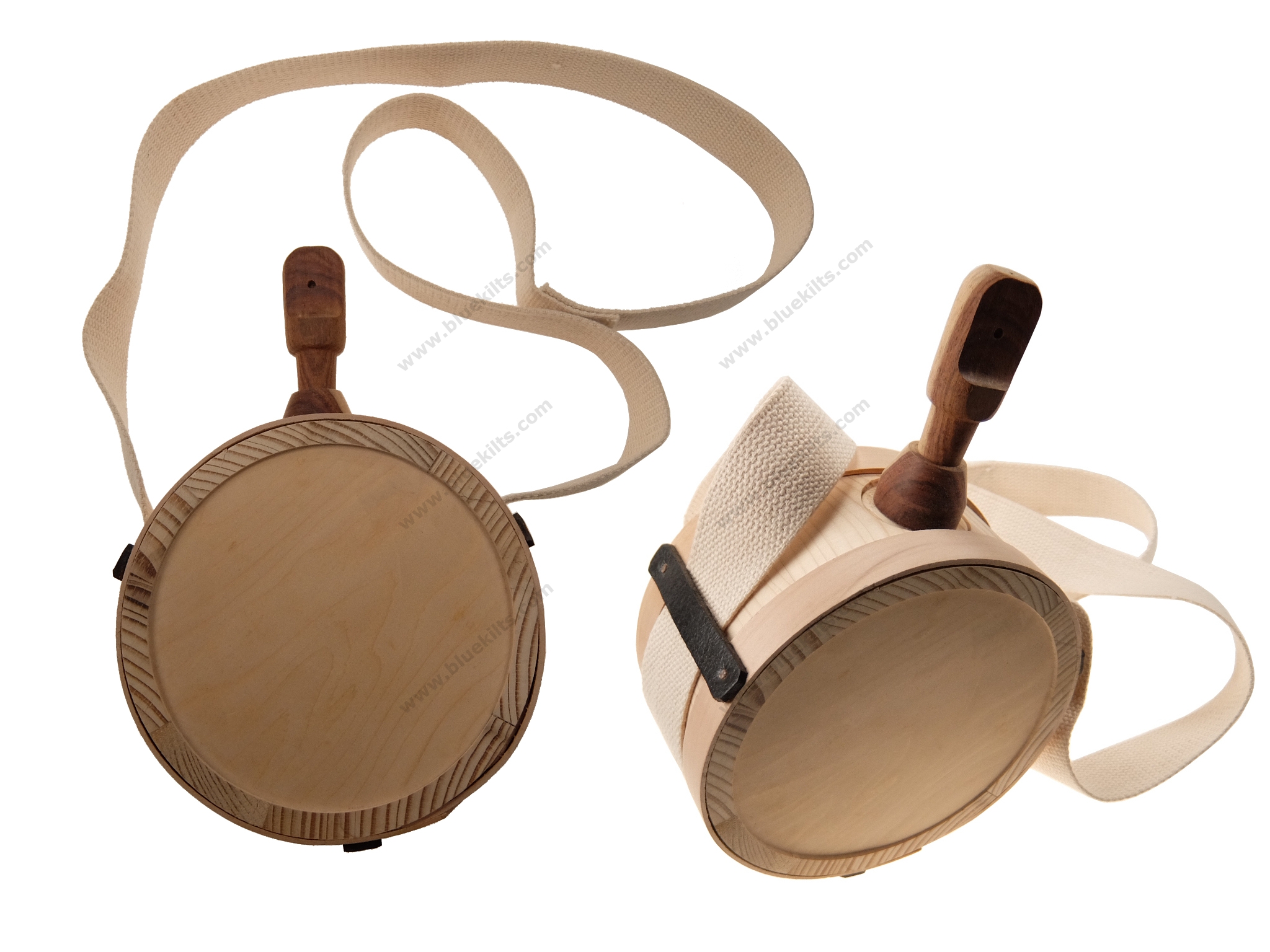 Civil War Wooden Canteen – Blue Kilts